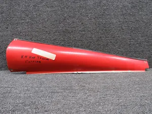 0530010-6 Cessna 175B Stabilizer Fairing Assembly RH (Striped) (Worn Holes)